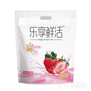 牛小叮乳酸菌飲品草莓味100mlX8袋