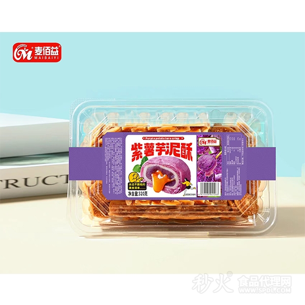 麦佰益紫薯芋泥酥320g