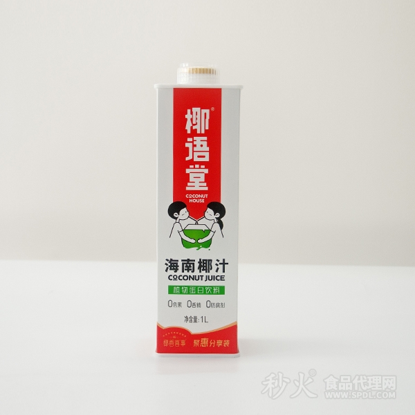 椰語(yǔ)堂海南椰汁植物蛋白飲料1L