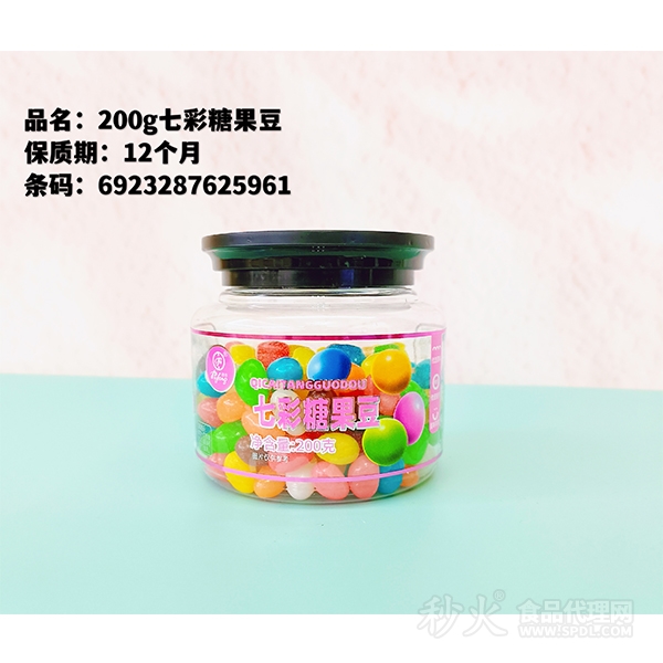 普丰七彩糖果豆200g