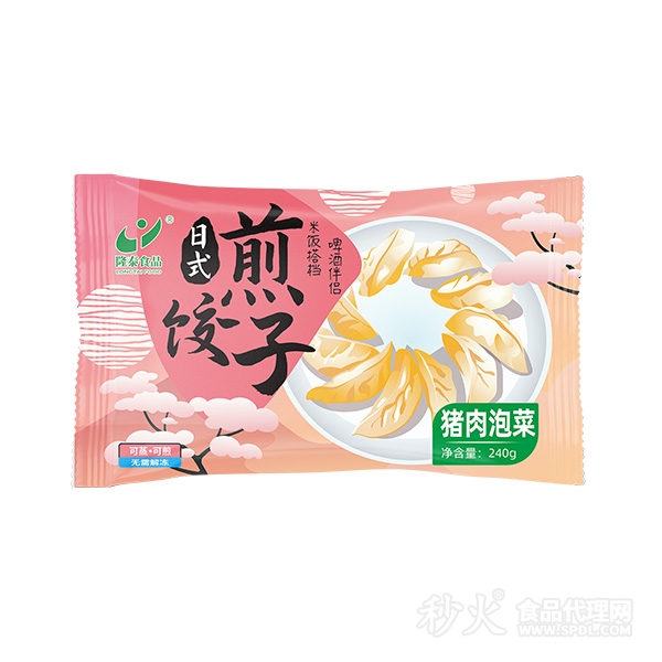 隆泰食品日式煎饺子猪肉泡菜240g