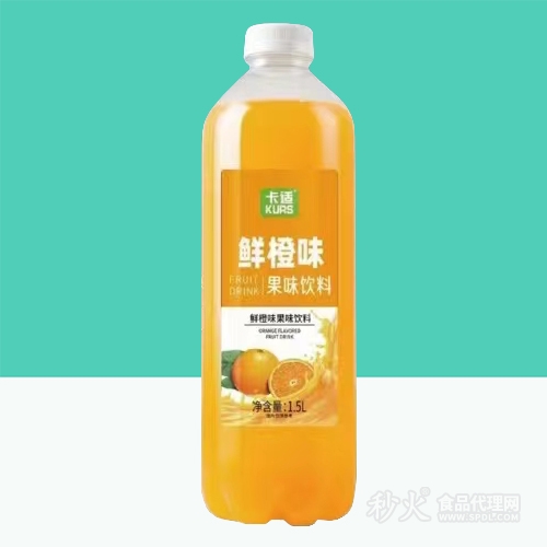 卡适鲜橙果味饮料1.5L