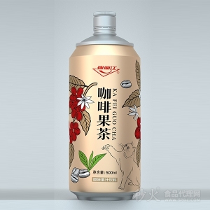 瑞丽江咖啡果茶500ml