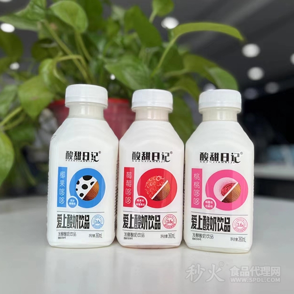 酸甜日记发酵酸奶饮品360ml