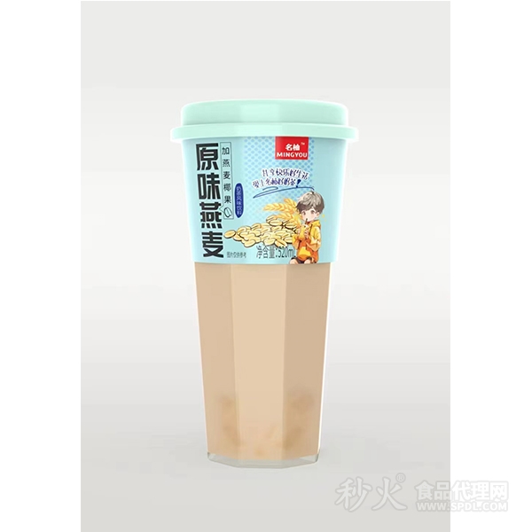 名柚原味燕麦奶茶风味饮料520ml