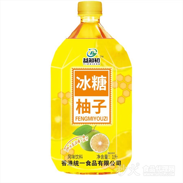 益知初冰糖柚子风味饮料1L