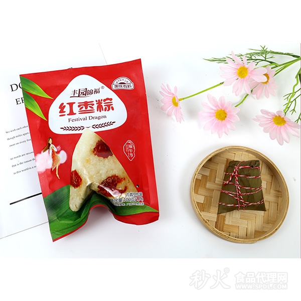 丰园锦福红枣粽子100g