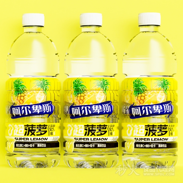 阿尔卑斯0°超菠萝果味饮品1L