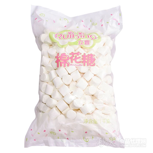 立晉純白棉花糖1kg