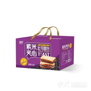 盈悦紫米夹心吐司面包1.5kg