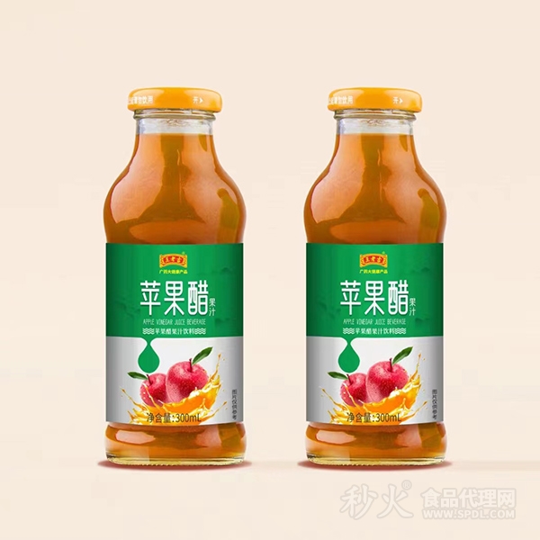 王老吉苹果醋果汁饮料300ml