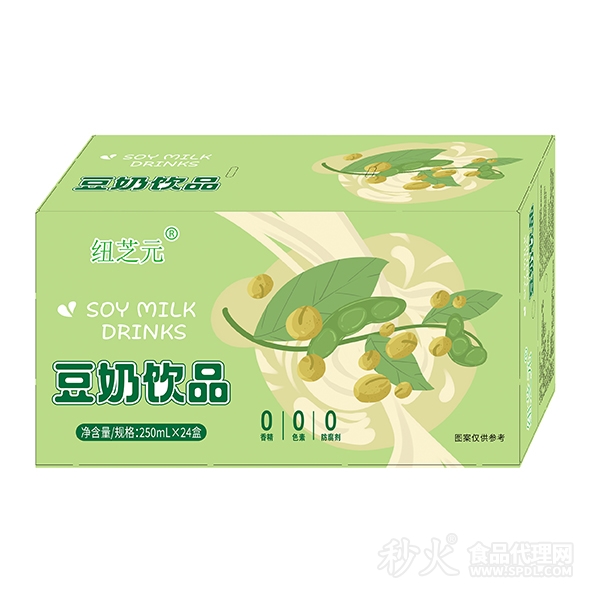 纽芝元豆奶饮品250mlx24盒