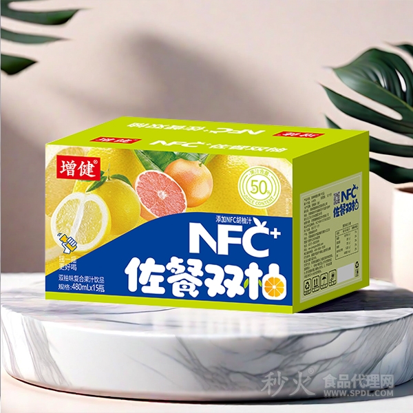 增健NFC佐餐双柚复合果汁饮品480mlx15瓶