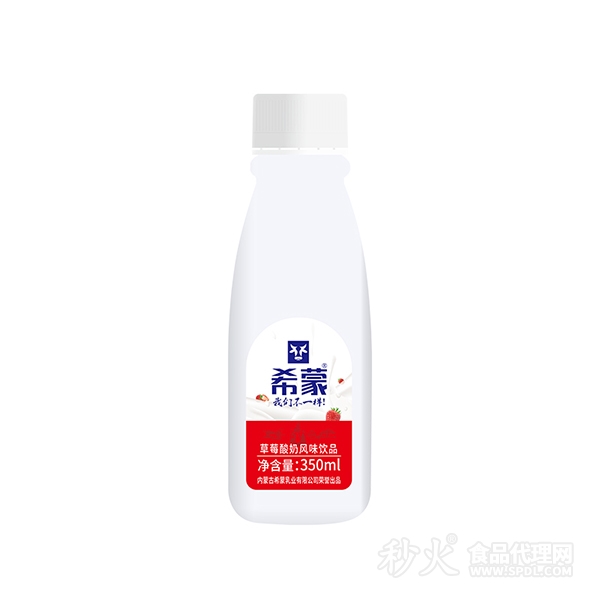 希蒙草莓酸奶風(fēng)味飲品350mlx12瓶