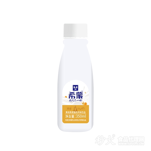 希蒙黄桃燕麦酸奶风味饮品350ml