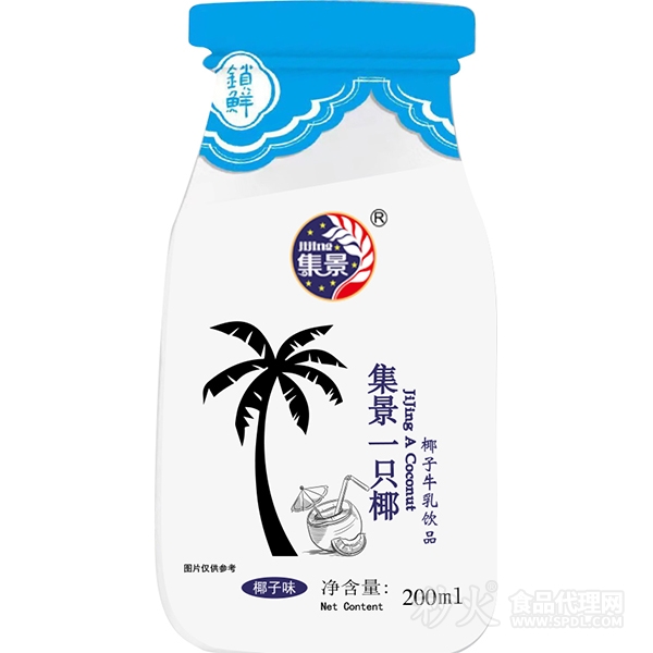 集景椰子牛乳饮品200ml