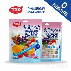 恋喜欣蒟蒻果冻混合口味120g