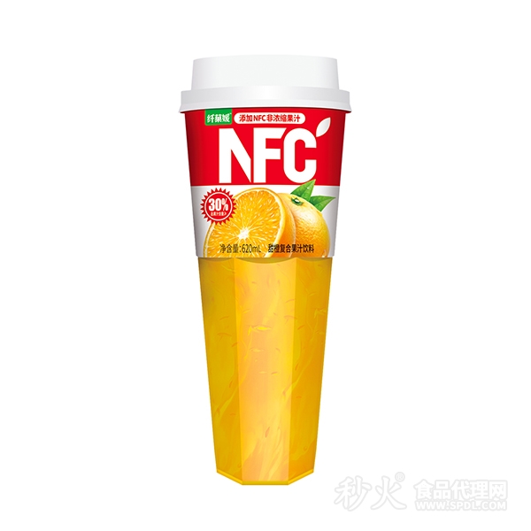 纤菓媛NFC甜橙复合果汁饮料620ml