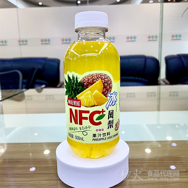 畅旺果园NFC冰凤梨果汁饮料500ml