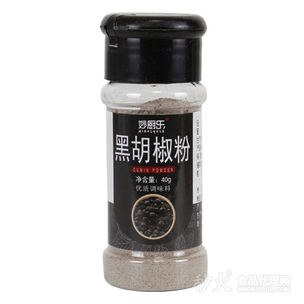 妙廚樂黑胡椒粉40g