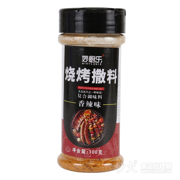 妙厨乐烧烤撒料香辣味100g