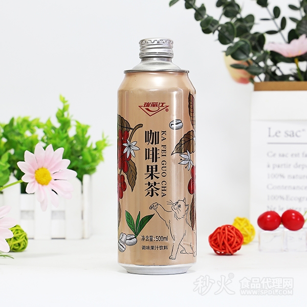 瑞麗江咖啡果茶調(diào)味果汁飲料500ml