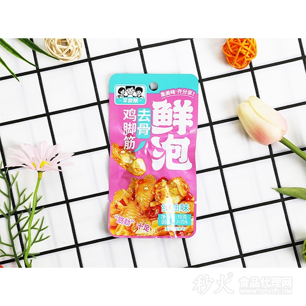 享食帮红油味去骨鸡脚筋15g