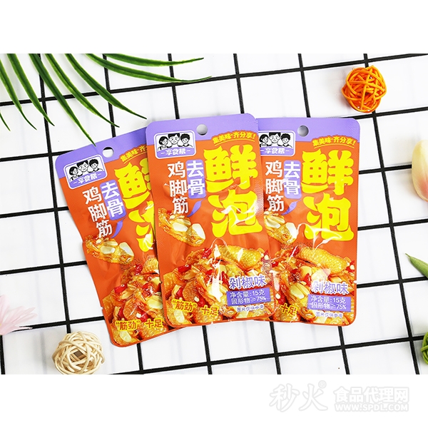 享食帮剁椒味去骨鸡脚筋15g