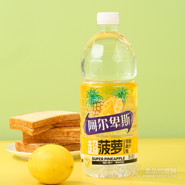 阿尔卑斯超菠萝果汁饮品1L