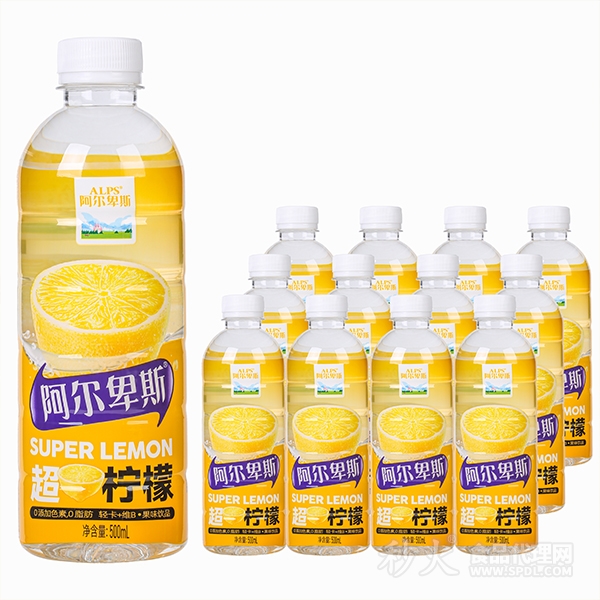 阿尔卑斯超柠檬果汁饮品500mlx12瓶