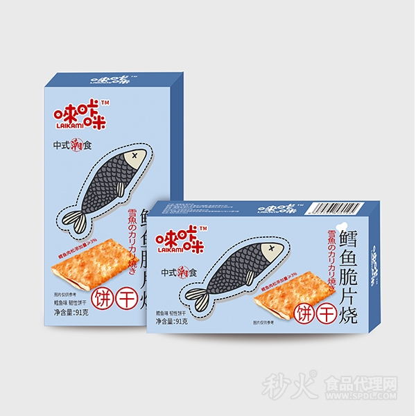 唻咔咪鳕鱼味韧性饼干91g