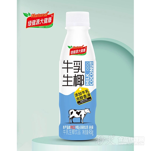 绿健源大健康牛乳生椰450g