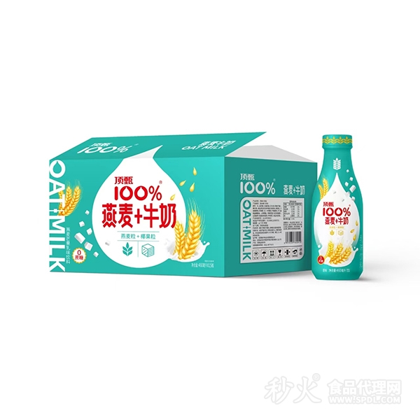 顶甄燕麦牛奶乳味饮料460mlx15瓶