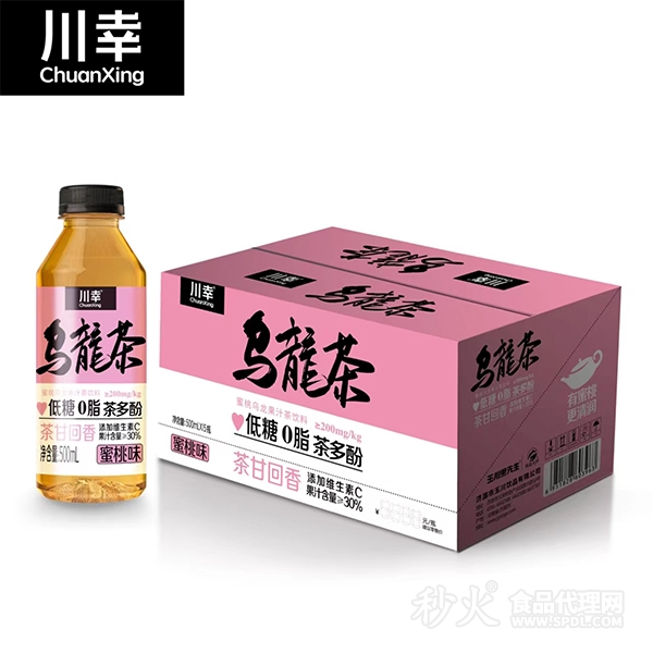 川幸乌龙茶蜜桃味500mlX15瓶