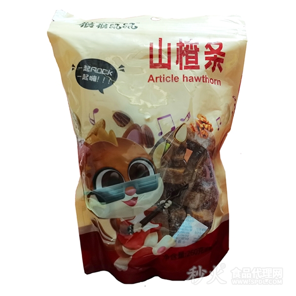 猴猴鼠鼠山楂条袋装260g