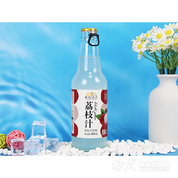 紫色光芒荔枝汁饮料300ml