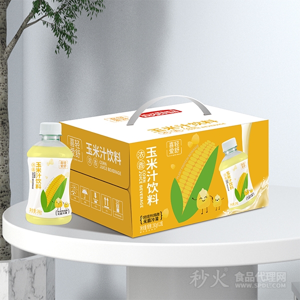 喜愛(ài)輕舒玉米汁飲料280gx12瓶