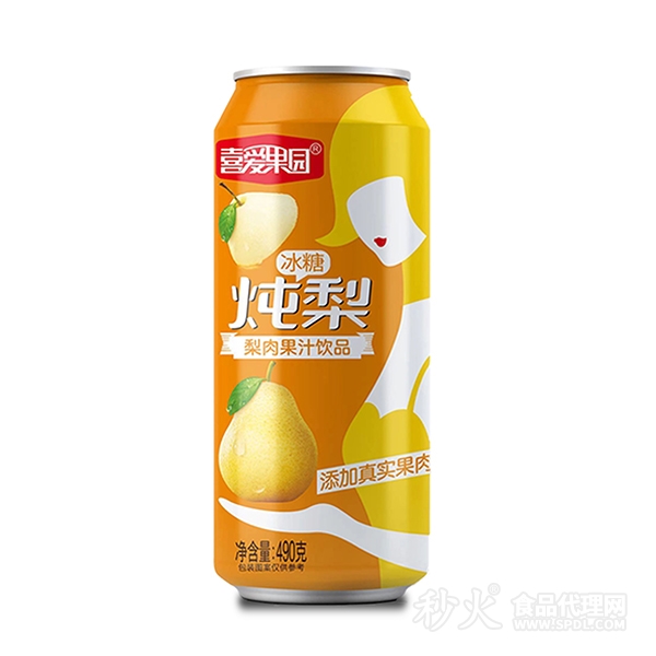 喜爱果园冰糖炖梨果汁饮品490g