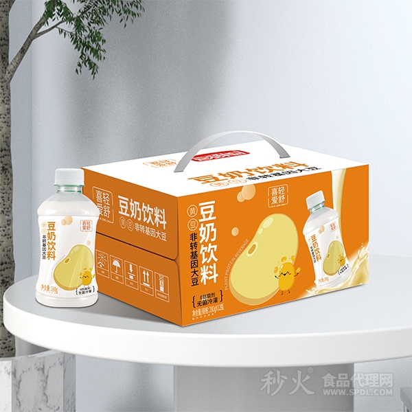 喜愛(ài)輕舒豆奶飲料280gx12瓶