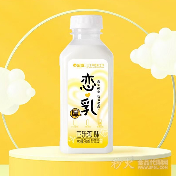 米奇恋乳芭乐蕉味香蕉牛奶饮品380ml