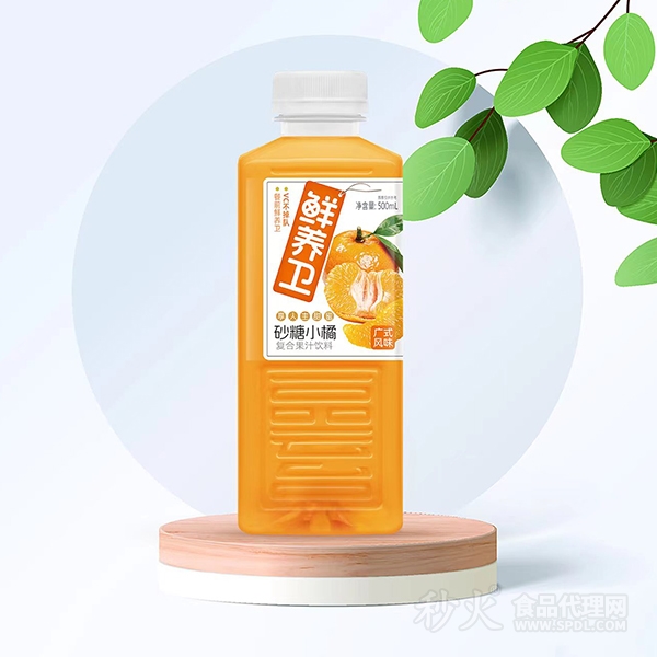 鮮養(yǎng)衛(wèi)砂糖小橘復(fù)合果汁飲料500ml