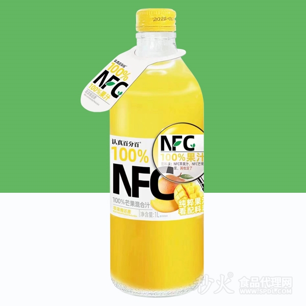 认真百分百NFC芒果混合果汁饮品1L