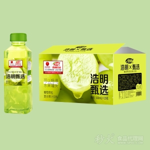 浩明甄選葡萄果粒復合果汁飲料標箱