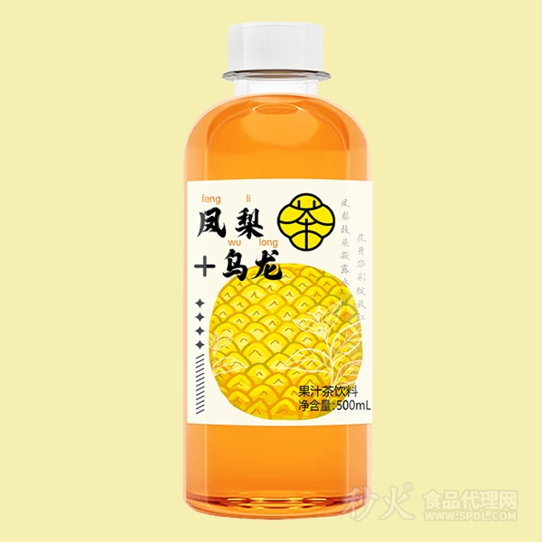 浩明凤梨乌龙果汁茶500ml