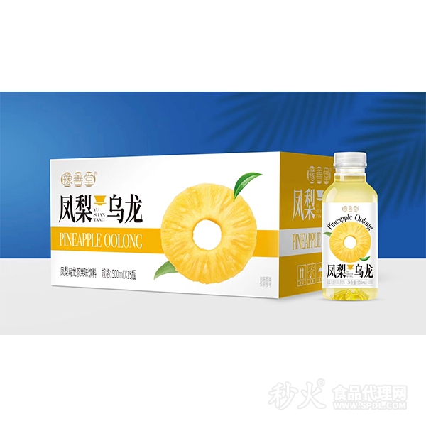 豫善堂凤梨乌龙茶果味饮料500mlx15瓶