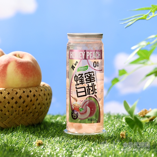 果园欧巴蜂蜜白桃果汁饮料320ml