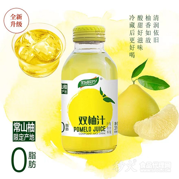 果园欧巴双柚汁310ml