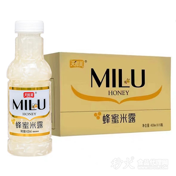 天鲜美蜂蜜米露430mlx15瓶