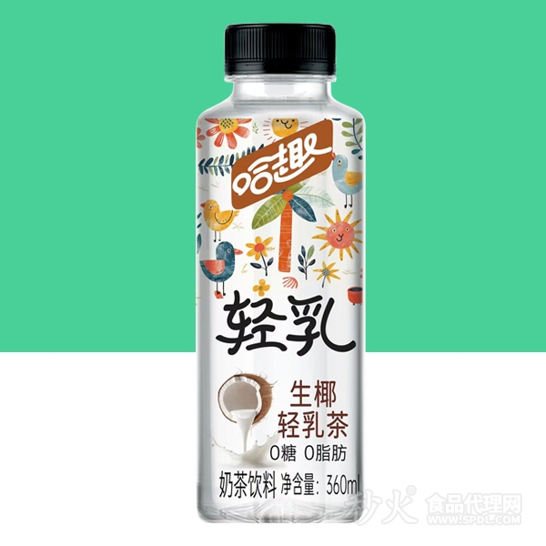 哈趣輕乳生椰輕乳奶茶飲料360ml