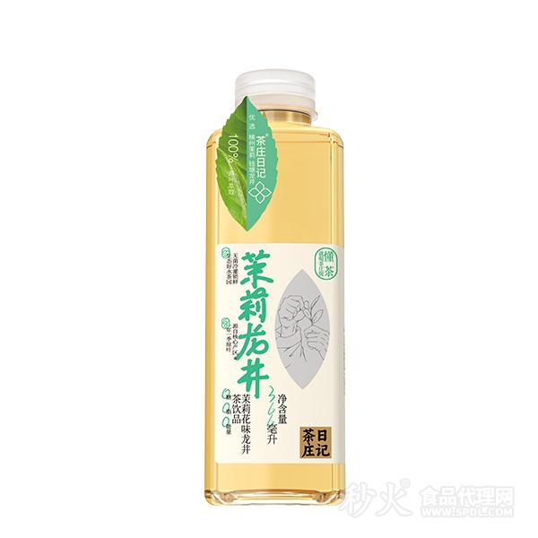 茶庄日记茉莉龙井茶饮品366ml